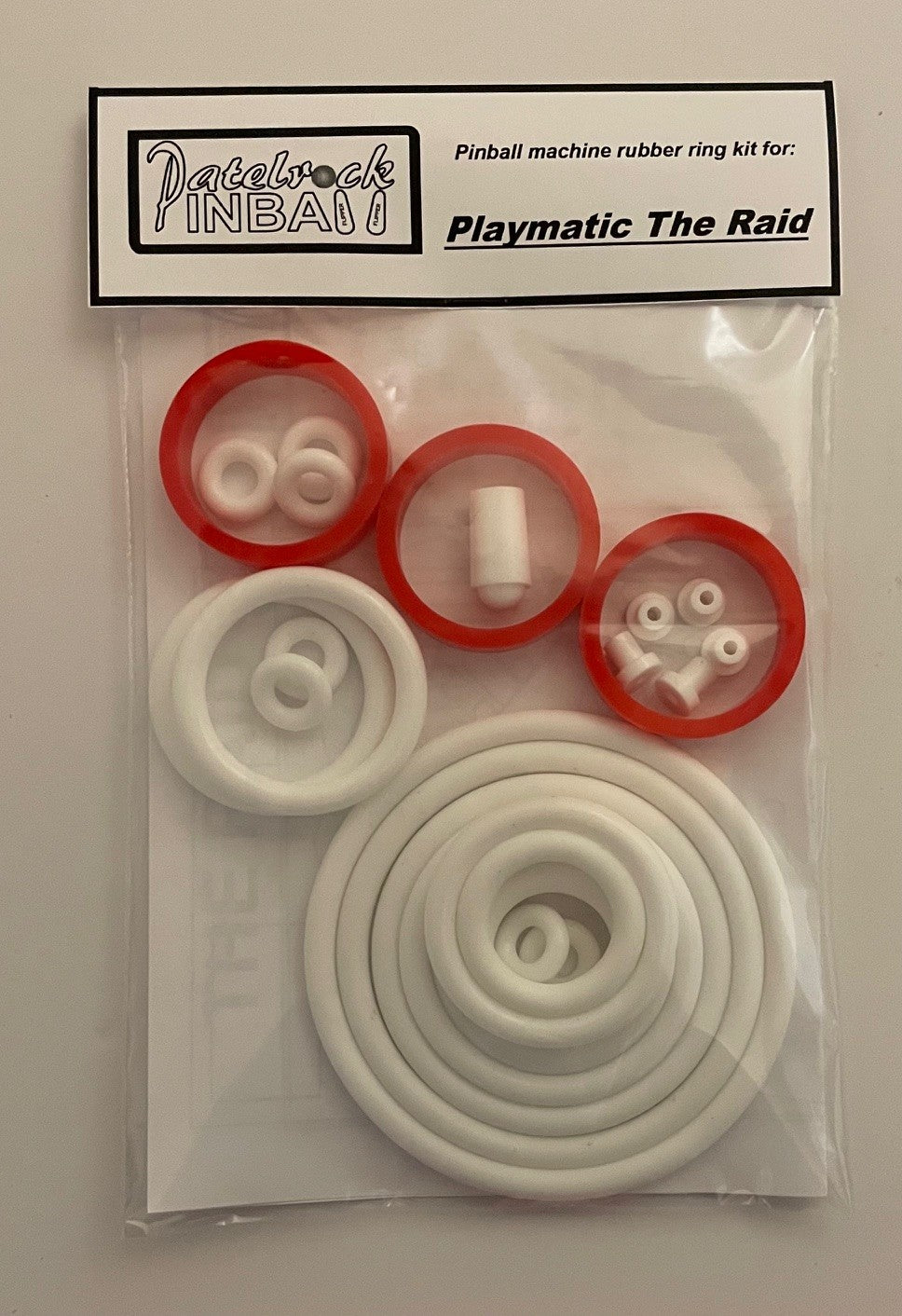 Playmatic The Raid Pinball Machine Rubber Ring Kit
