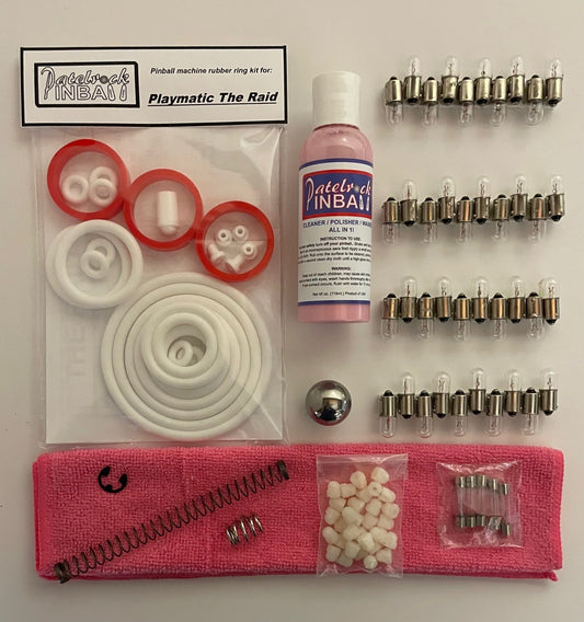 Playmatic The Raid Pinball Machine Maintenance Kit