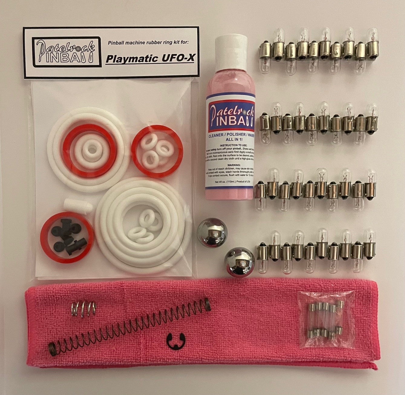 Playmatic UFO-X Pinball Machine Maintenance Kit