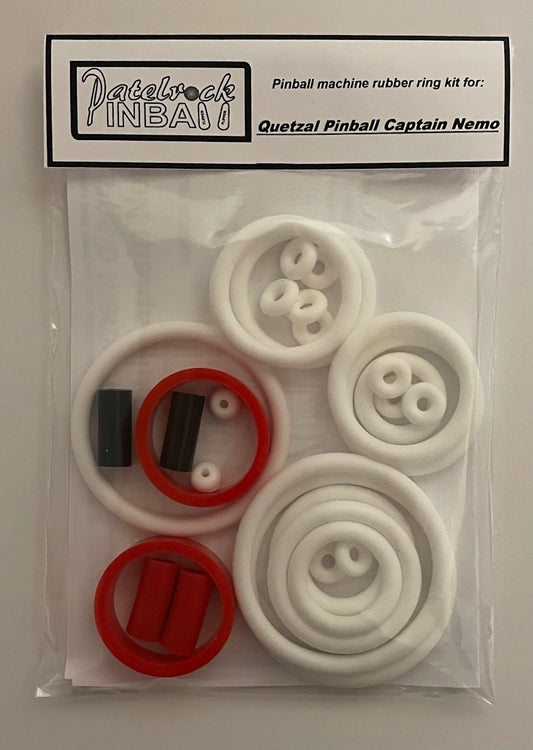 Quetzal Pinball Captain Nemo Pinball Machine Rubber Ring Kit