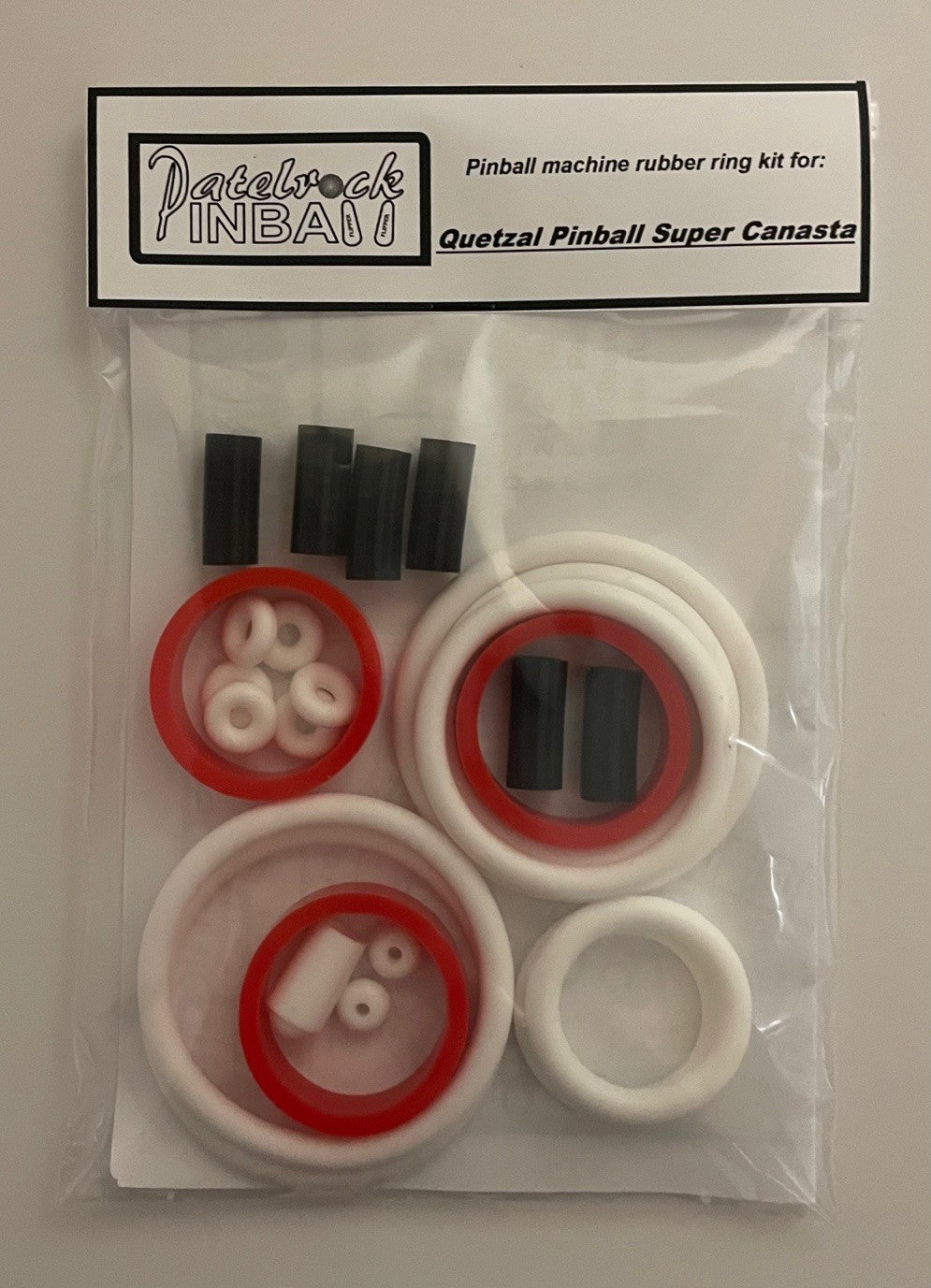 Quetzal Pinball Super Canasta Pinball Machine Rubber Ring Kit
