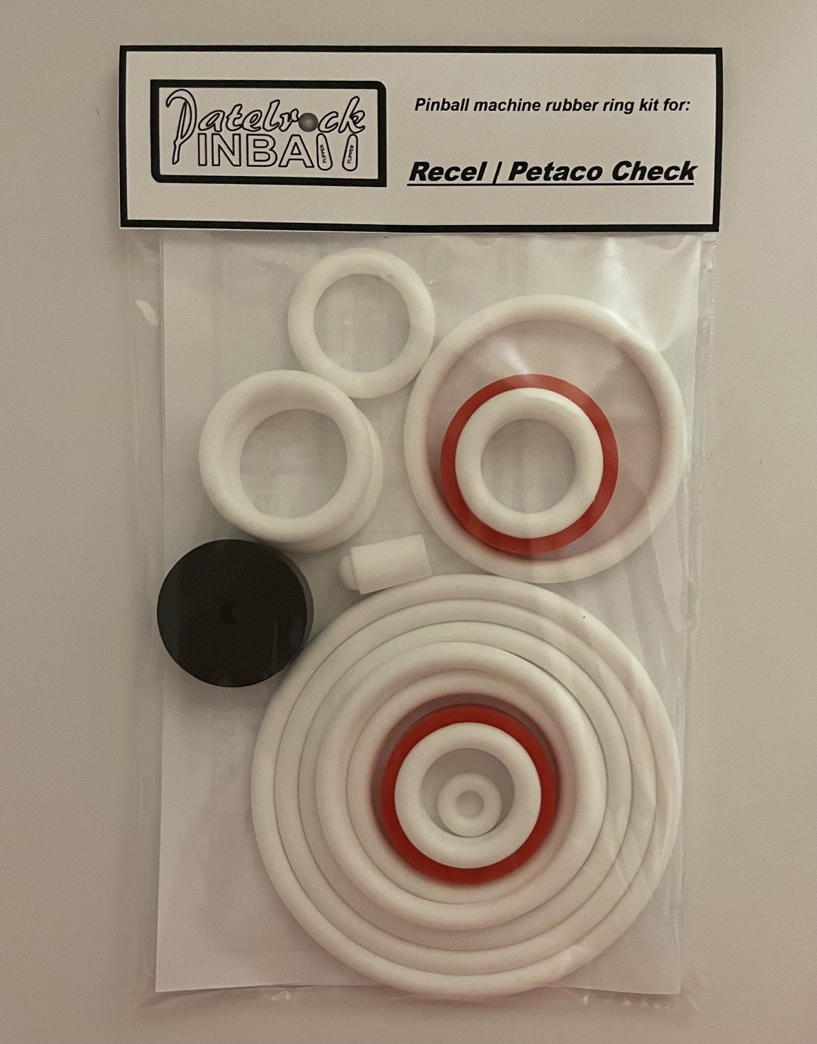 Recel | Petaco Check Pinball Machine Rubber Ring Kit