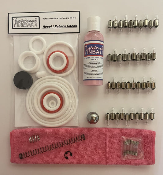 Recel | Petaco Check Pinball Machine Maintenance Kit