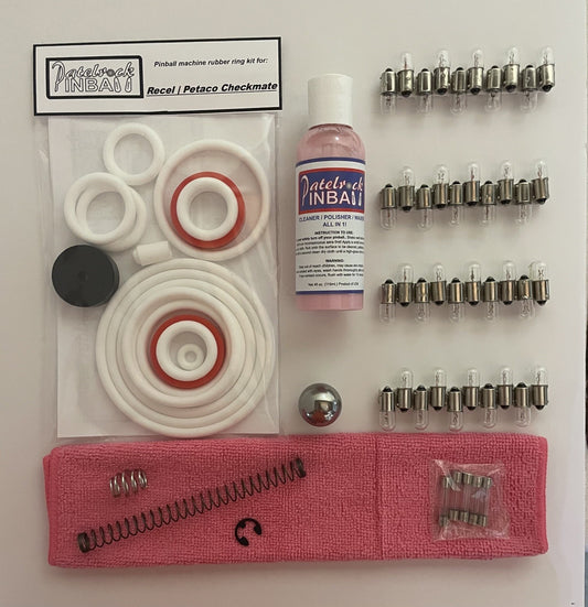 Recel | Petaco Check Mate Pinball Machine Maintenance Kit