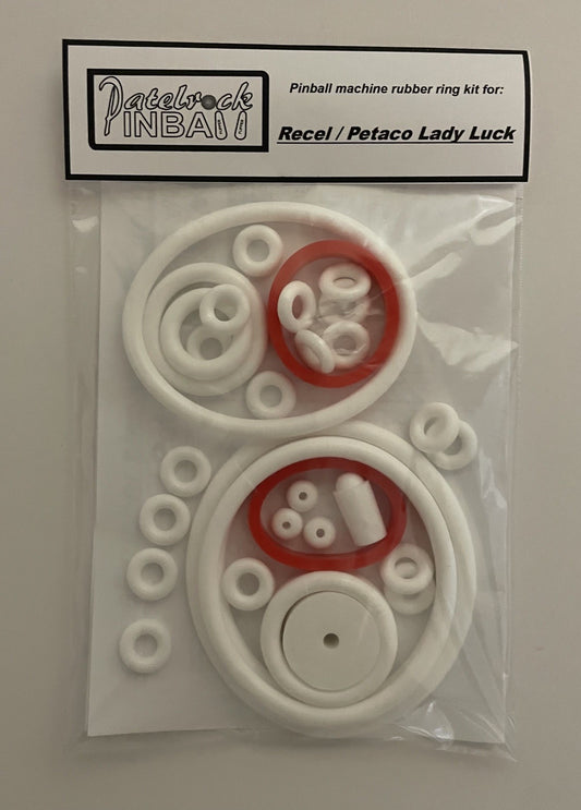 Recel | Petaco Lady Luck Pinball Machine Rubber Ring Kit