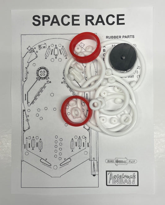 Recel | Petaco Space Race Pinball Machine Rubber Ring Kit