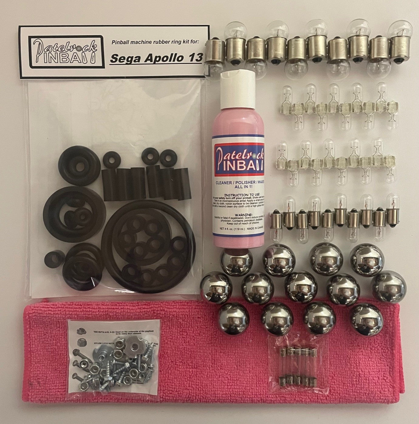Sega Apollo 13 Pinball Machine Maintenance Kit