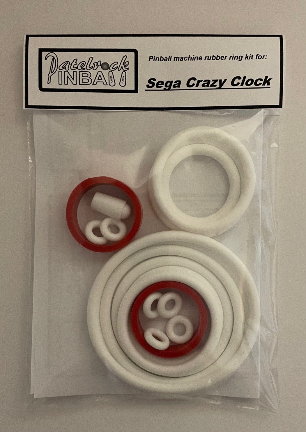 Sega Crazy Clock Pinball Machine Rubber Ring Kit