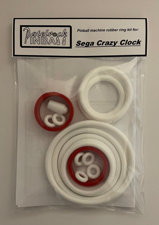 Sega Crazy Clock Pinball Machine Rubber Ring Kit