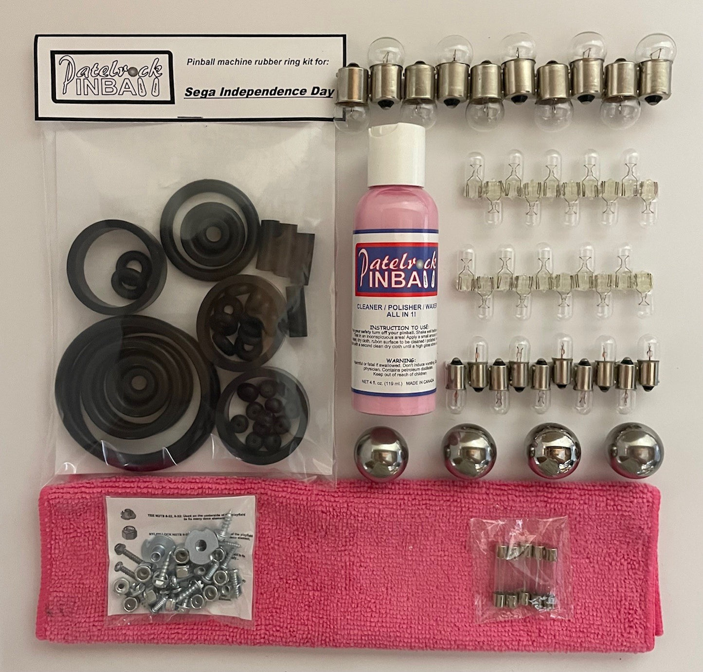 Sega Independence Day Pinball Machine Maintenance Kit