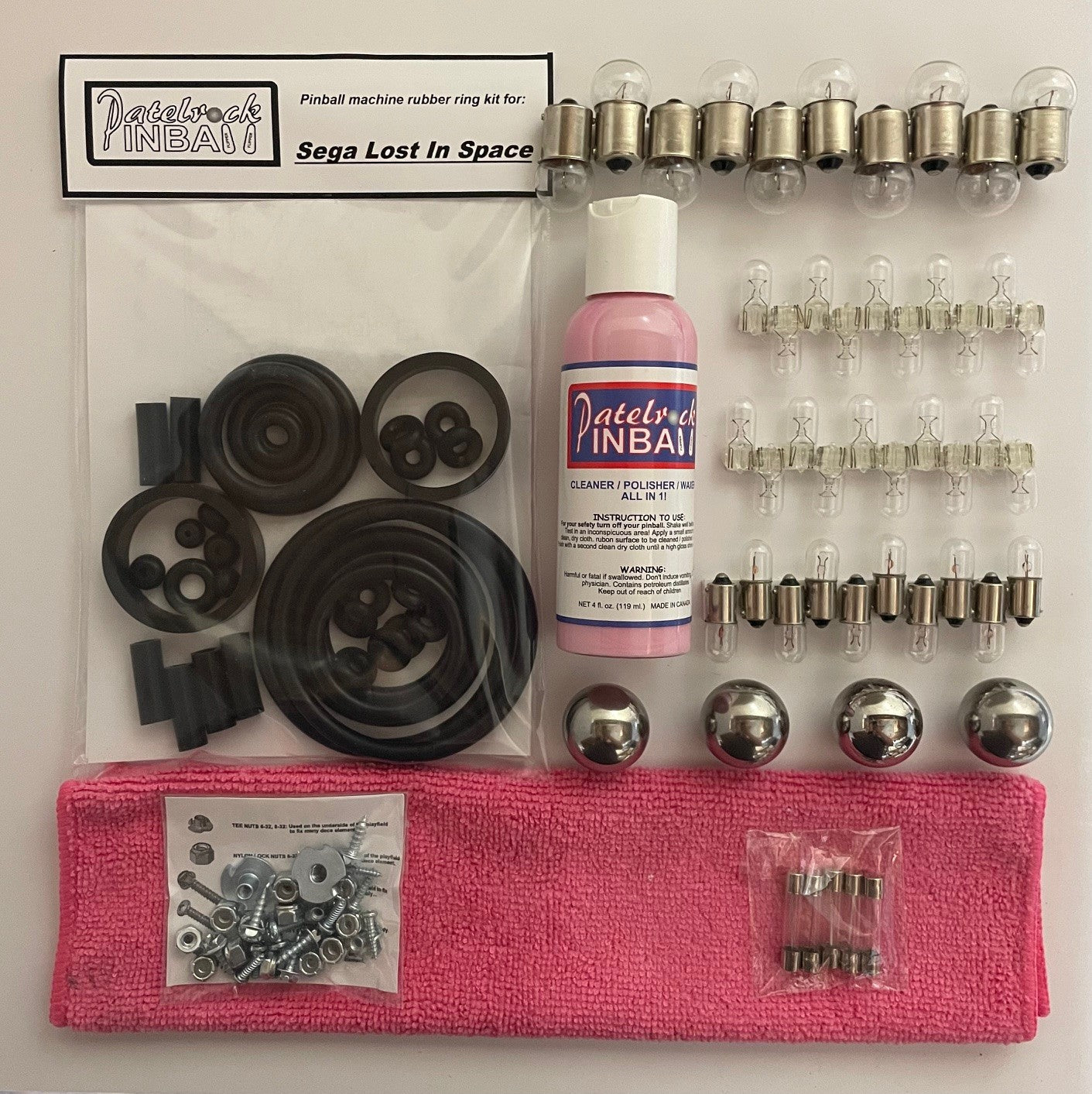 Sega Lost In Space Pinball Machine Maintenance Kit