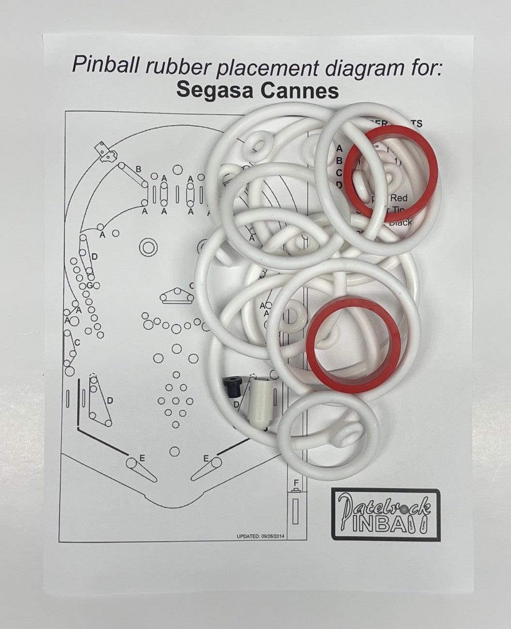 Segasa Cannes Pinball Machine Maintenance Kit