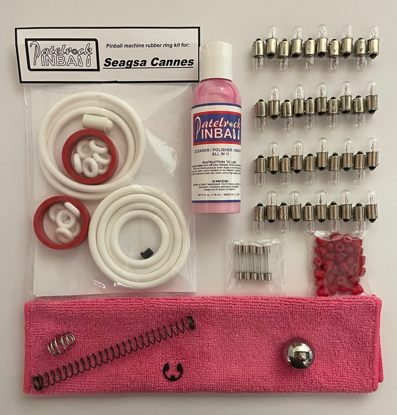 Segasa Cannes Pinball Machine Maintenance Kit