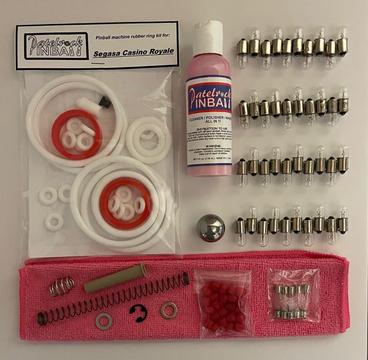 Segasa Casino Royale Pinball Machine Maintenance Kit