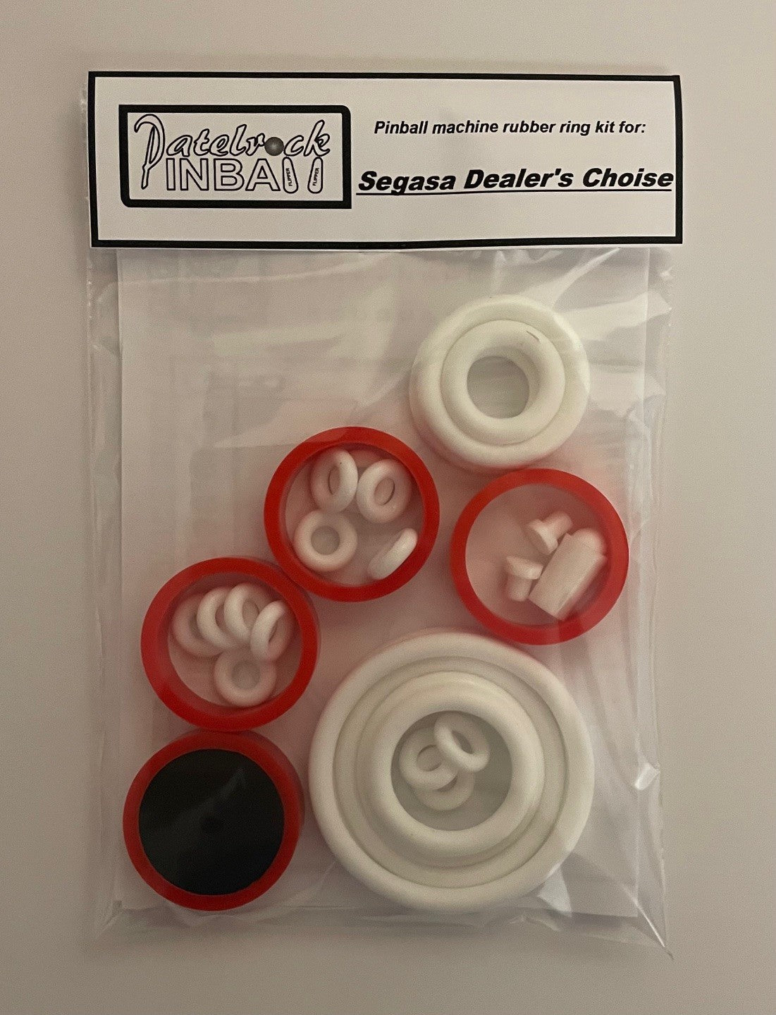 Segasa Dealer's Choice Pinball Machine Rubber Ring Kit
