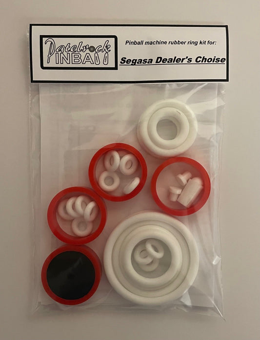 Segasa Dealer's Choice Pinball Machine Rubber Ring Kit