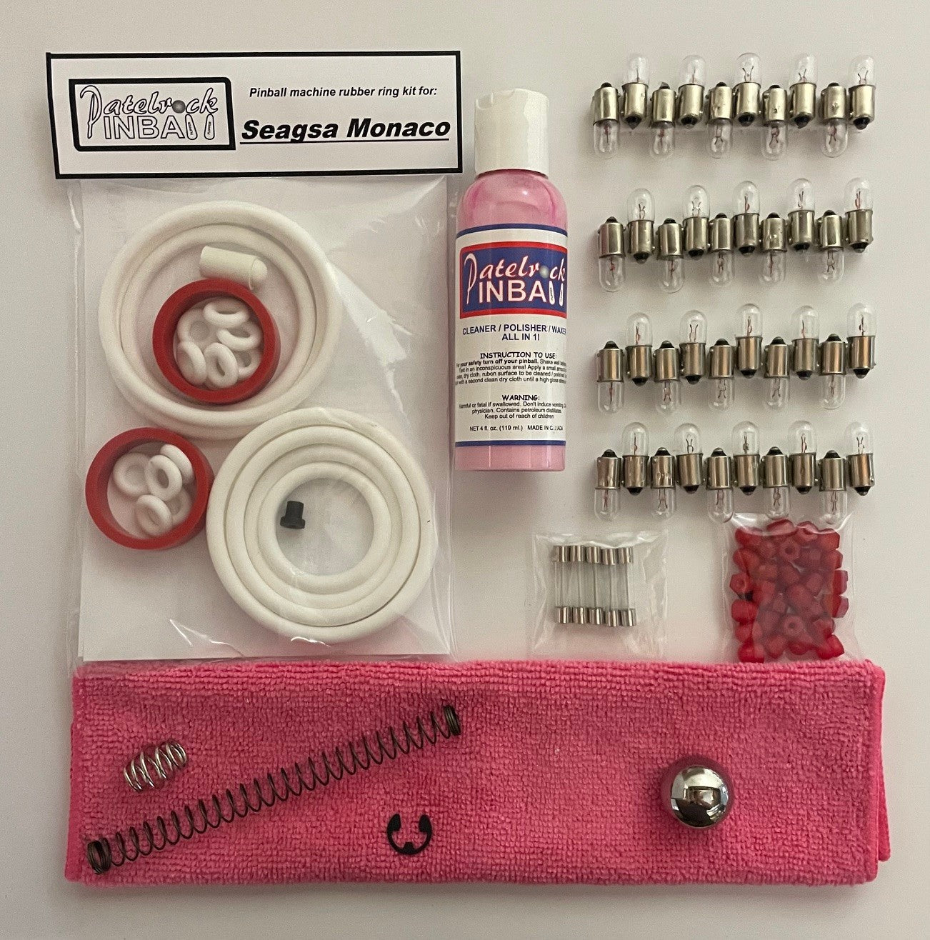 Segasa Monaco Pinball Machine Maintenance Kit
