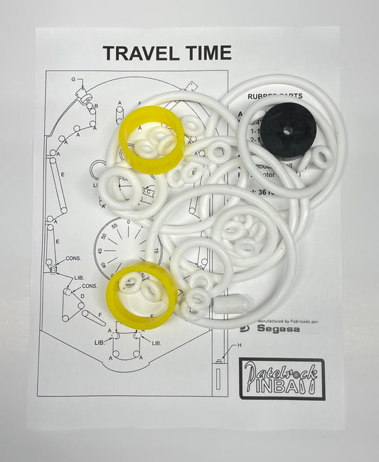 Segasa Travel Time Pinball Machine Rubber Ring Kit