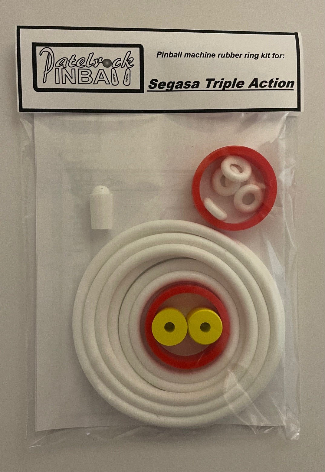 Segasa Triple Action Pinball Machine Rubber Ring Kit