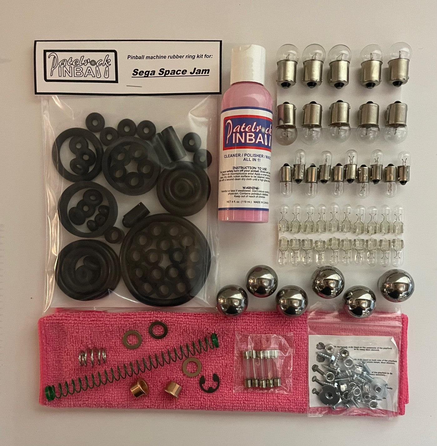 Sega Space Jam Pinball Machine Maintenance Kit
