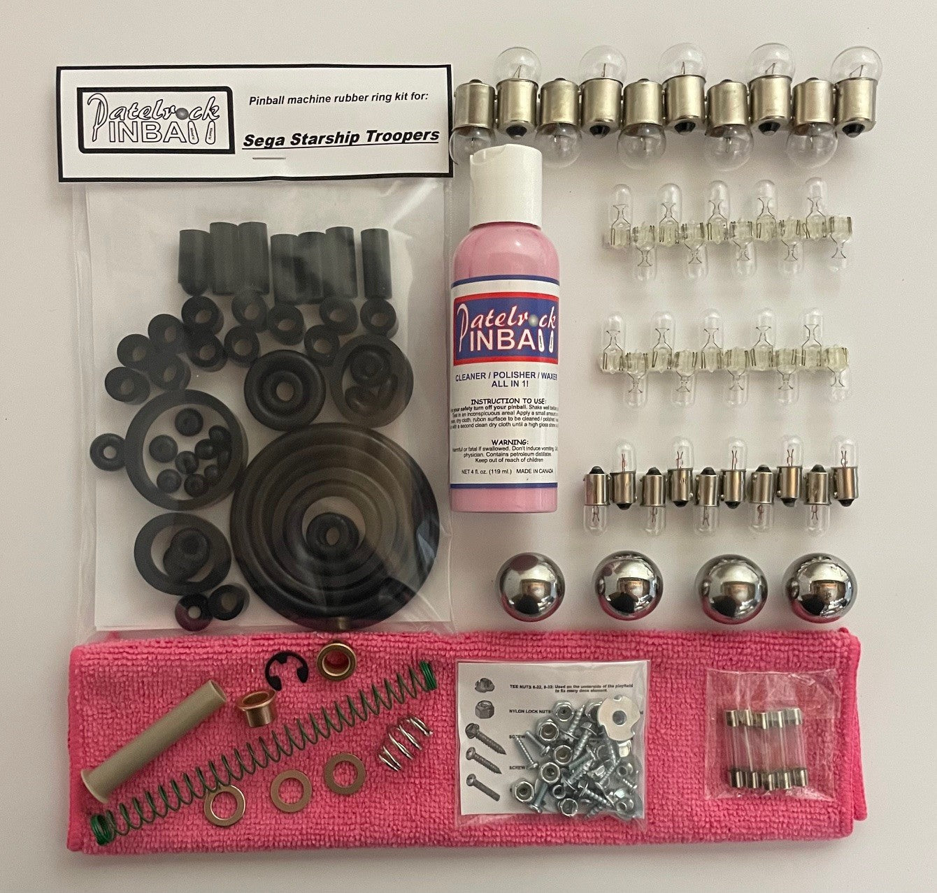 Sega Starship Troopers Pinball Machine Maintenance Kit