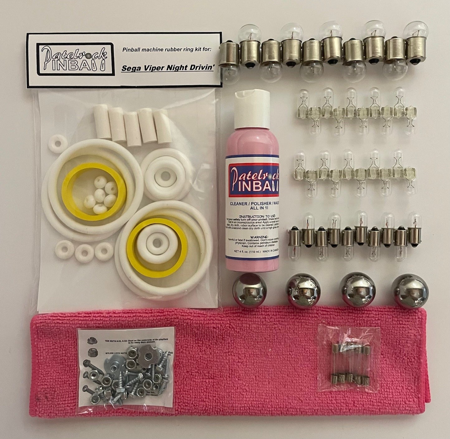 Sega Viper Night Drivin' Pinball Machine Maintenance Kit