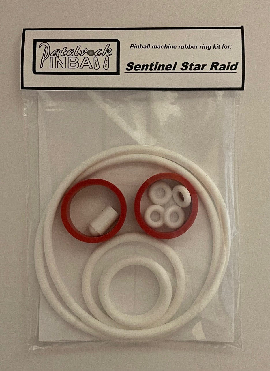 Sentinel Star Raid Pinball Machine Rubber Ring Kit