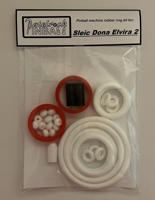Sleic Dona Elvira 2 Pinball Machine Rubber Ring Kit