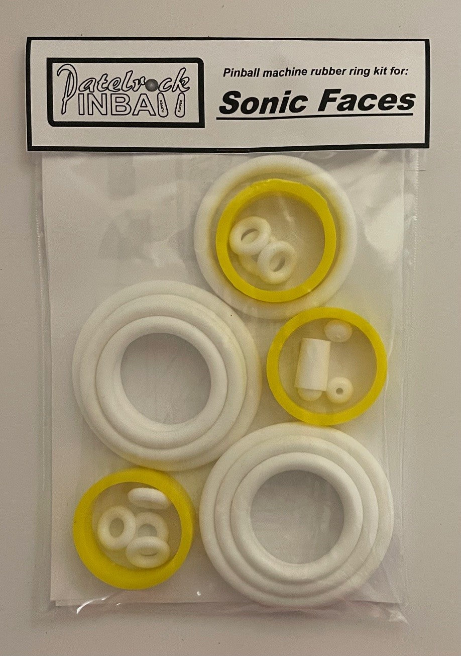 Segasa | Sonic Faces Pinball Machine Rubber Ring Kit