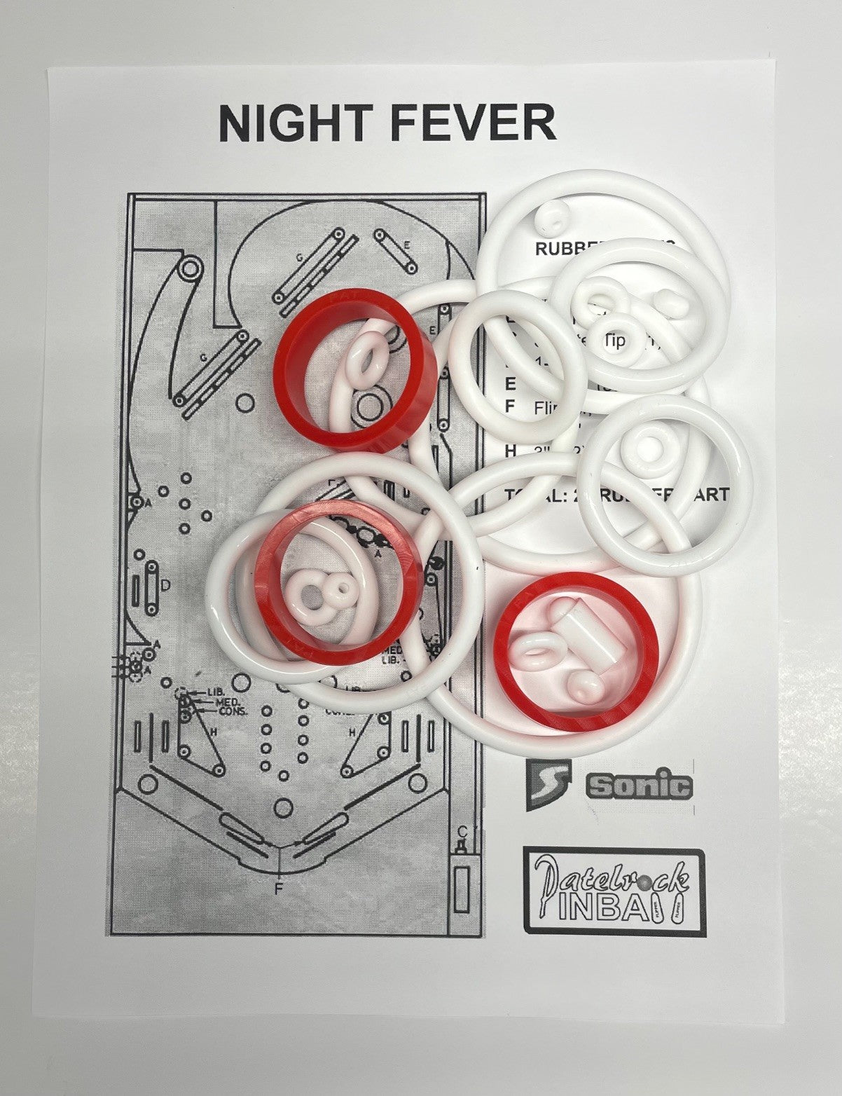 Sonic | Segasa Night Fever Pinball Machine Maintenance Kit