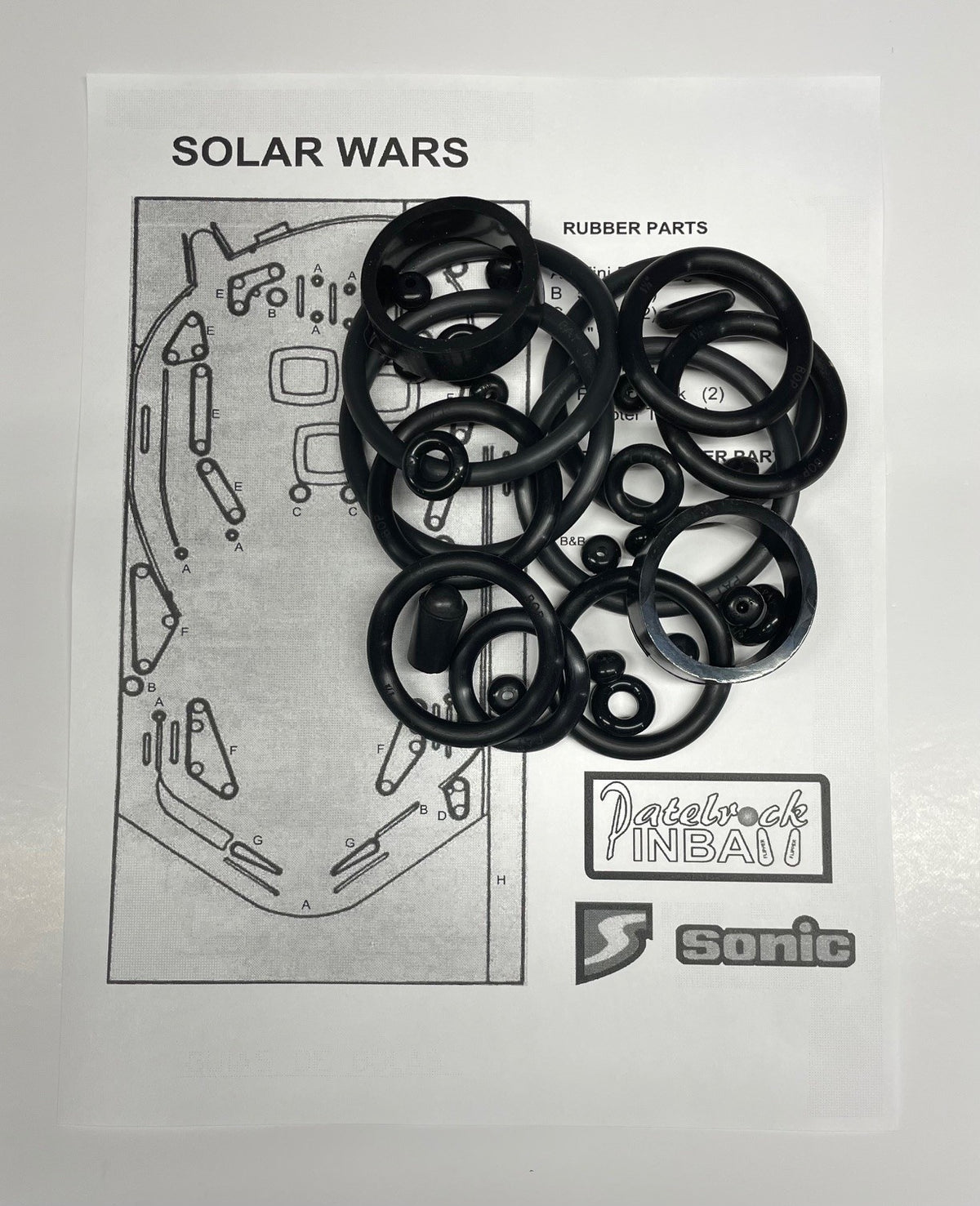 Solar System Pinball Machine Sonic Solar Wars Pinball Machine Maintenance Kit – Patelrock Pinball