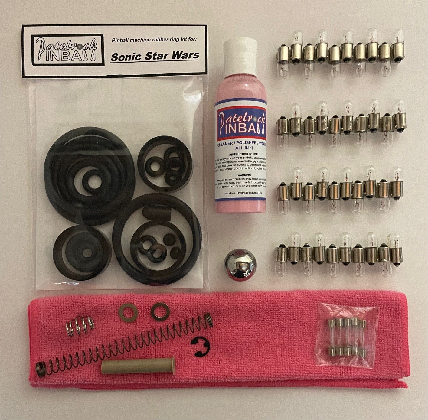 Sonic Star Wars Pinball Machine Maintenance Kit
