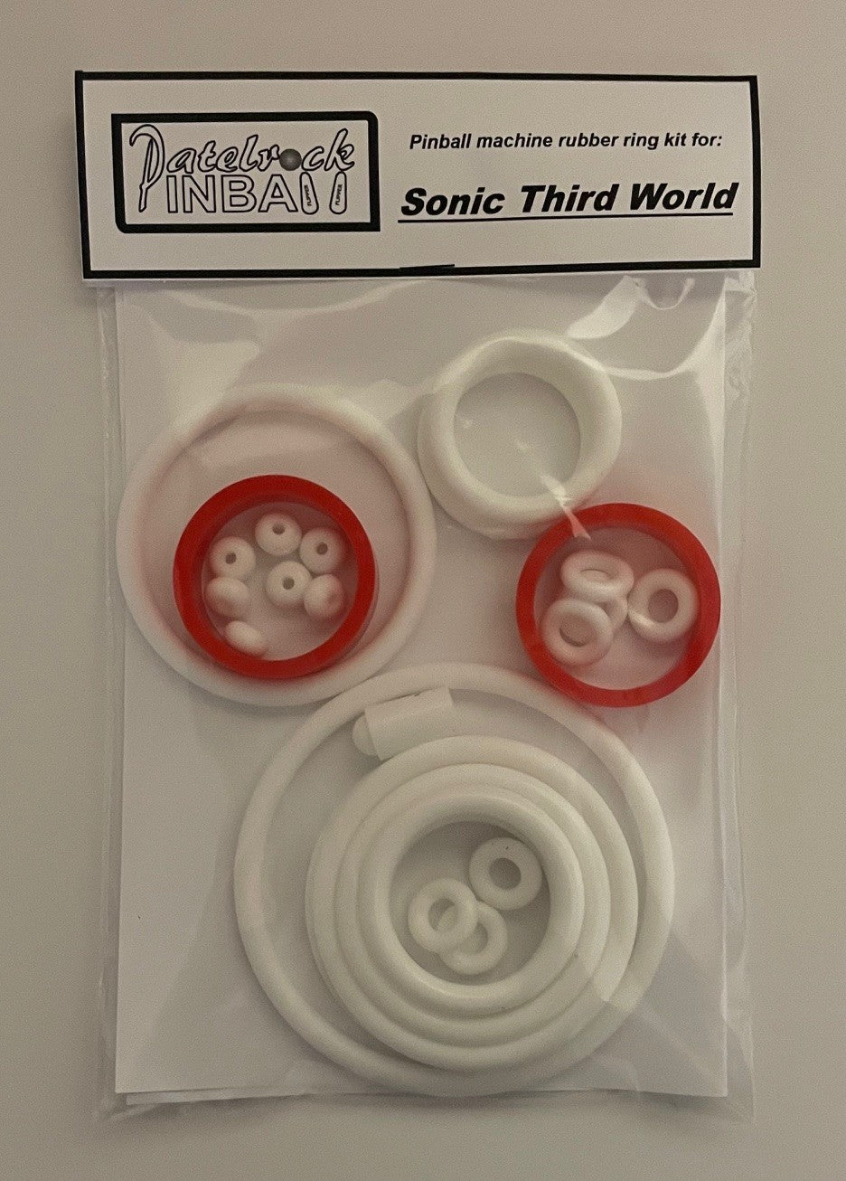Sonic | Segasa Third World Pinball Machine Rubber Ring Kit