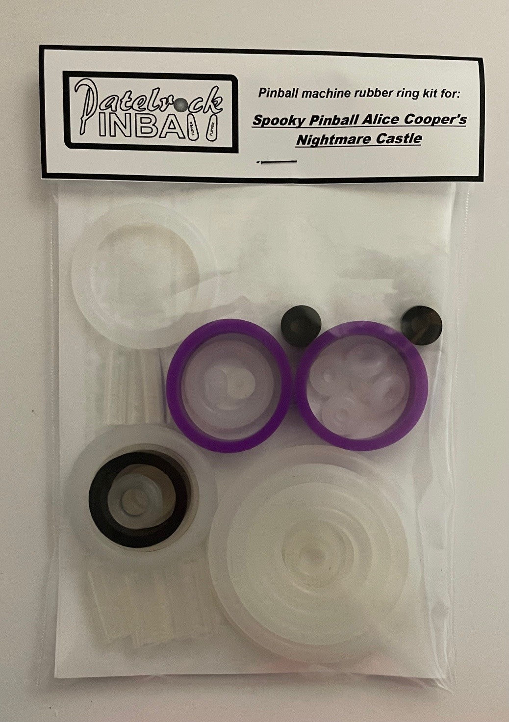 Spooky Pinball Alice Cooper's Nightmare Castle Pinball Machine Rubber Ring Kit