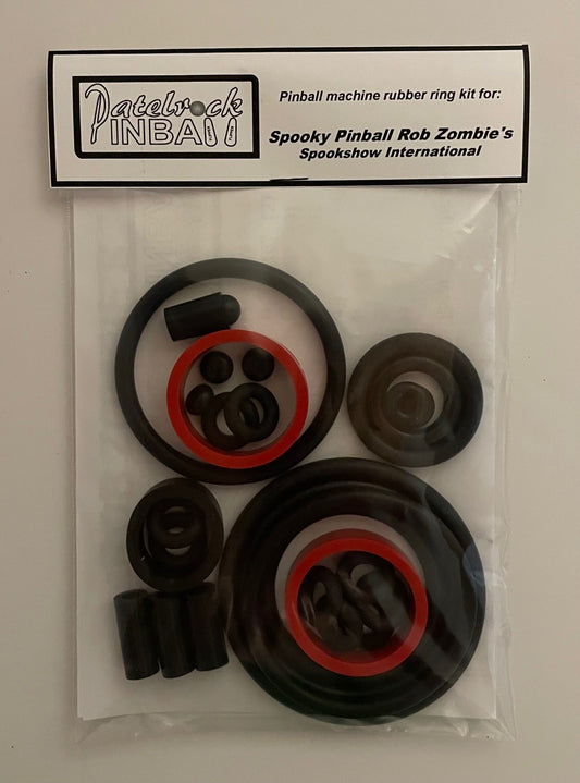 Spooky Pinball Rob Zombie's Spookshow International Pinball Machine Rubber Ring Kit