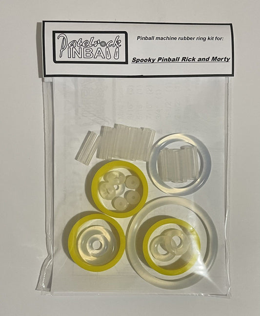 Spooky Pinball Rick and Morty Pinball Machine Rubber Ring Kit