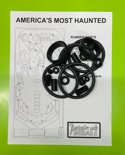 Spooky Pinball America's Most Haunted Pinball Machine Rubber Ring Kit