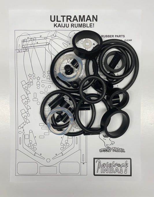 Spooky Pinball Ultraman: Kaiju Rumble! Pinball Machine Rubber Ring Kit