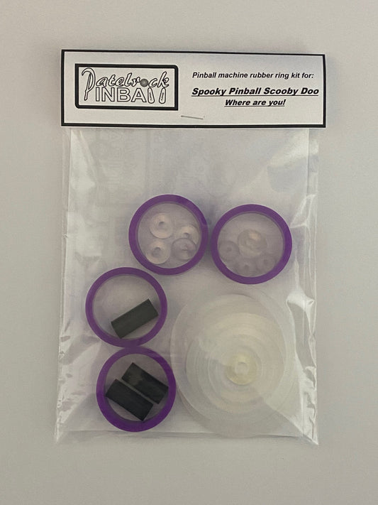 Spooky Pinball Scooby Doo Pinball Machine Rubber Ring Kit