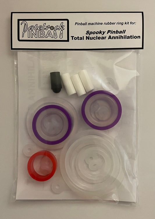 Spooky Pinball Total Nuclear Annihilation Pinball Machine Rubber Ring Kit