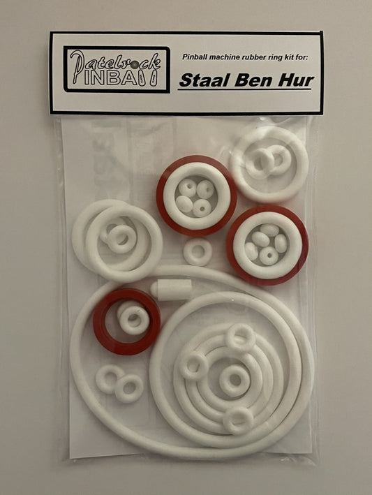 Staal Ben Hur Pinball Machine Rubber Ring Kit