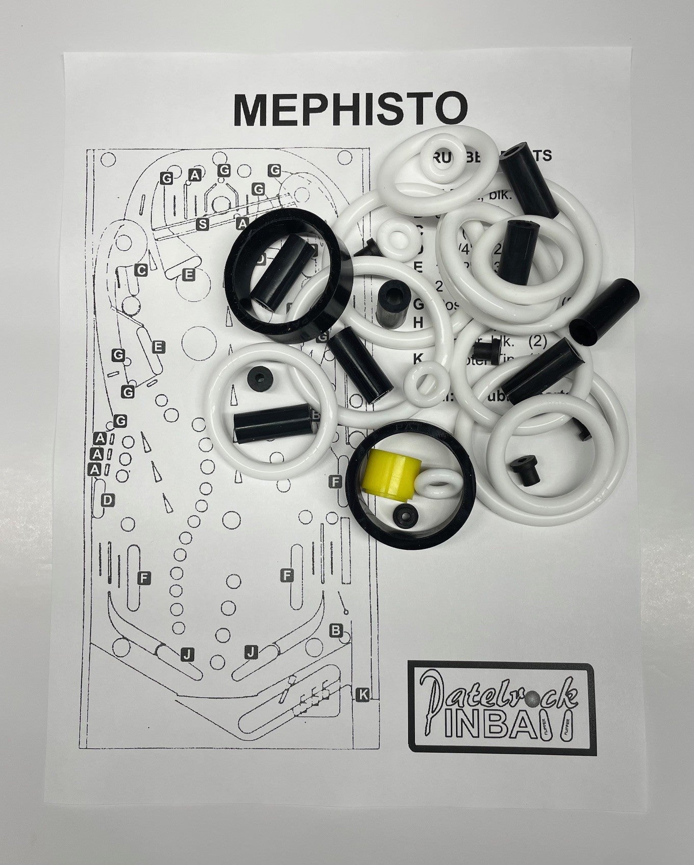 Stargame | Circa Mephisto Pinball Machine Rubber Ring Kit
