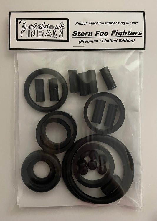 Stern Foo Fighters Premium / Limited Edition Pinball Machine Rubber Ring Kit