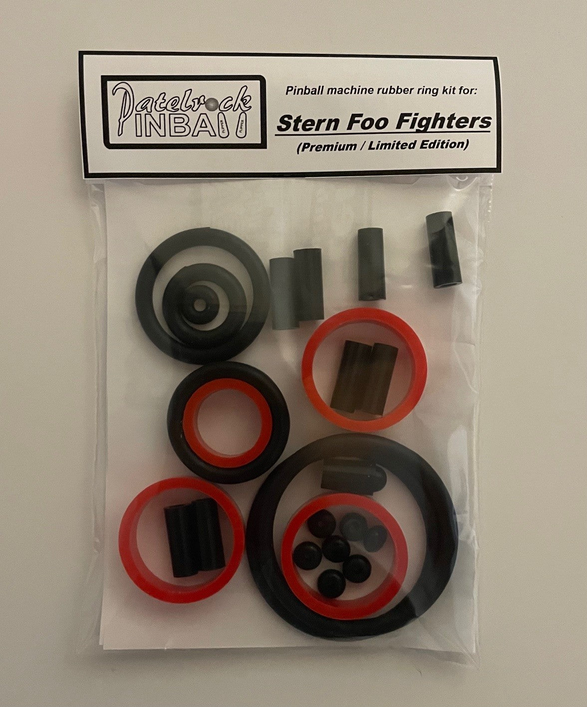 Stern Foo Fighters Premium / Limited Edition Pinball Machine Rubber Ring Kit