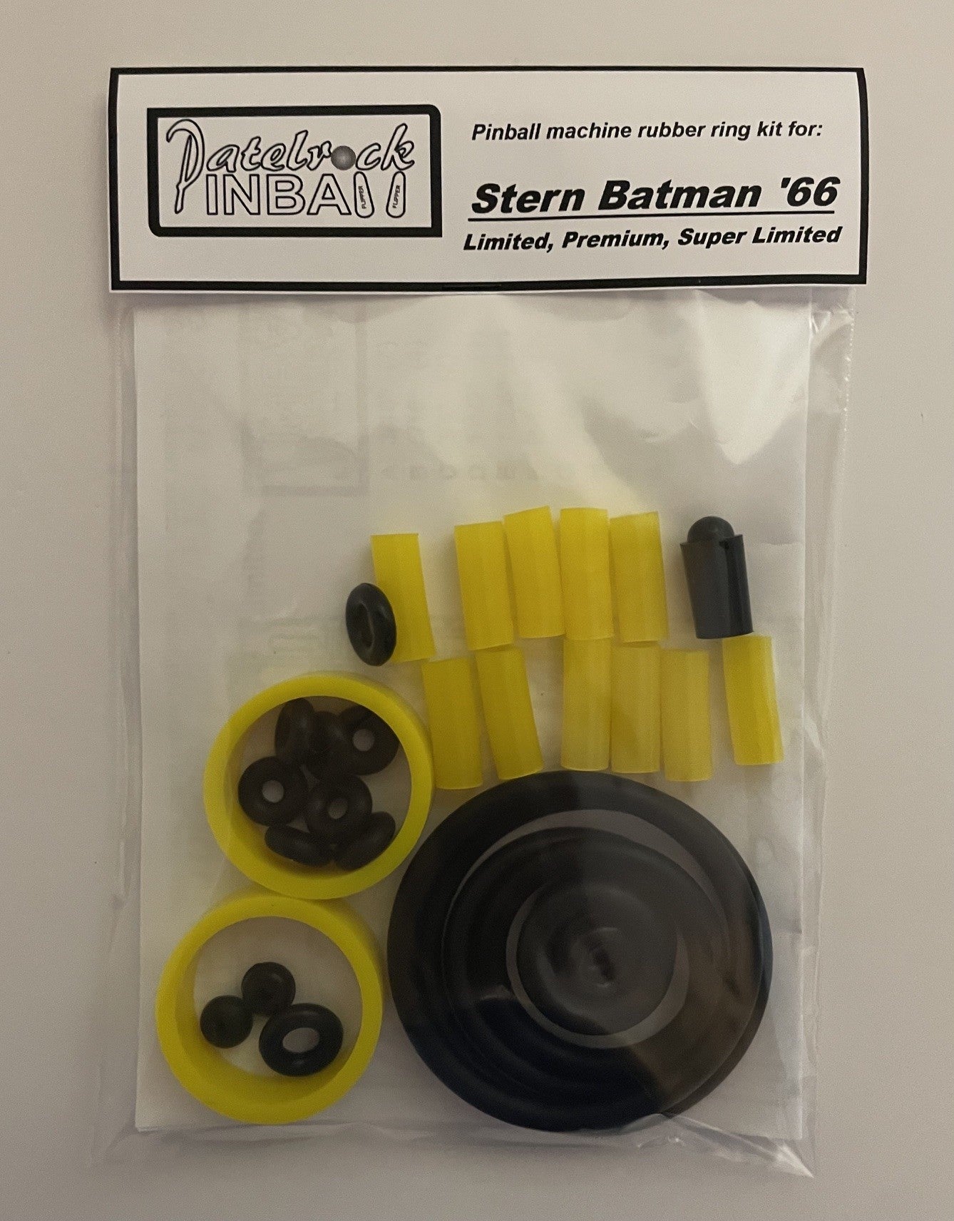 Stern Batman '66 Limited, Premium, Super Limited Pinball Machine Rubber Ring Kit