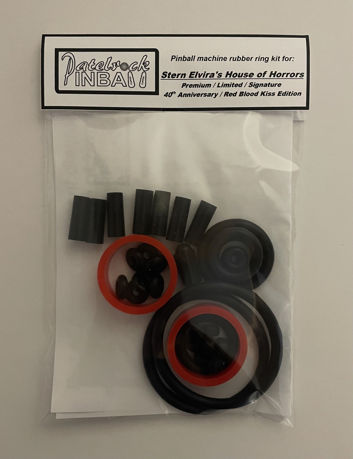 Stern Elvira's House of Horrors (all versions) Pinball Machine Rubber Ring Kit