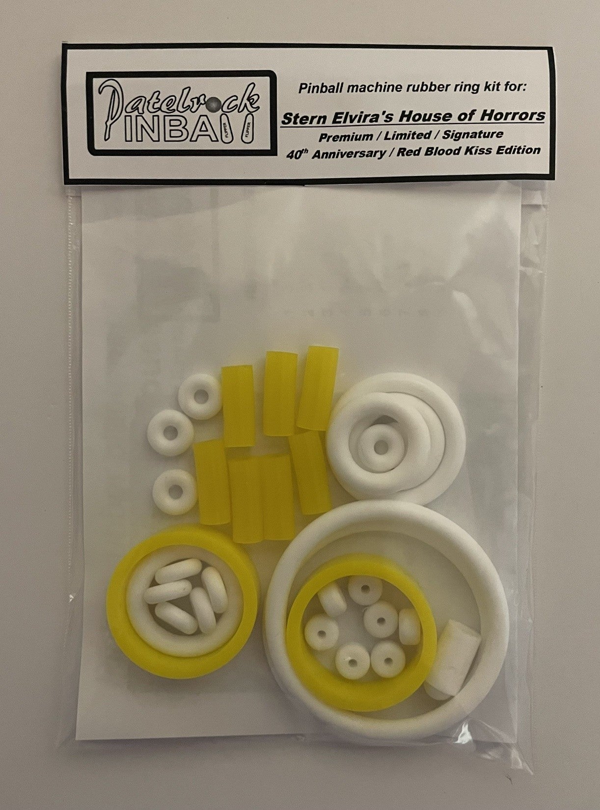 Stern Elvira's House of Horrors (all versions) Pinball Machine Rubber Ring Kit