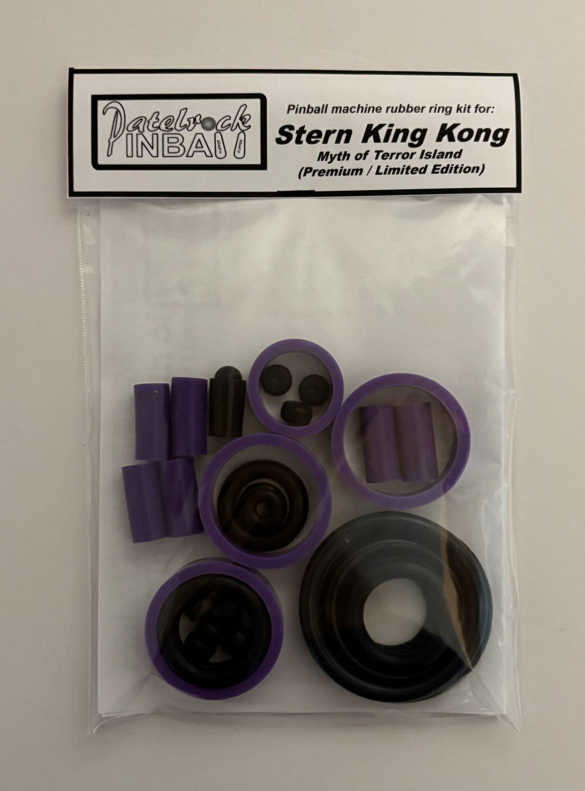 Stern King Kong: Myth of Terror Island Premium | Limited Edition Pinball Machine Rubber Ring Kit
