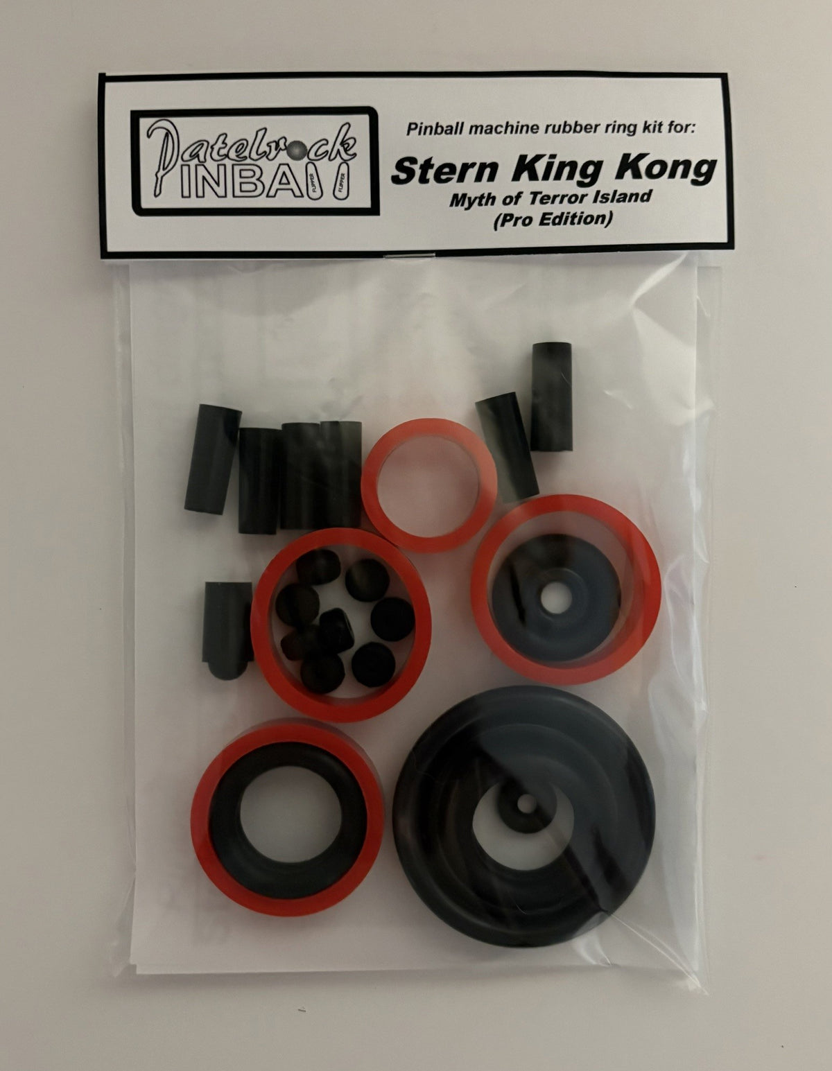 Stern King Kong: Myth of Terror Island Pro Pinball Machine Rubber Ring Kit
