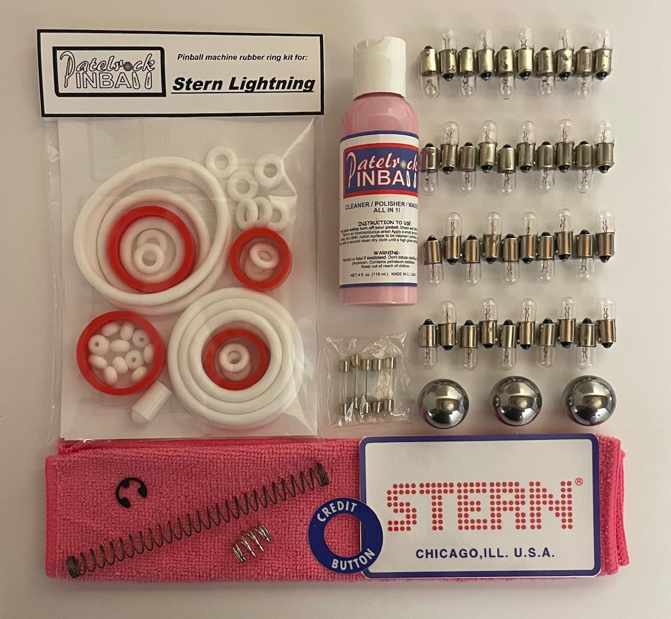 Stern Lightning Pinball Machine Maintenance Kit